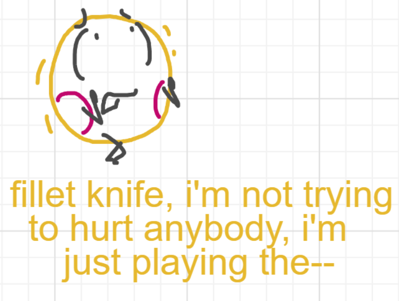 A panel from What's The Point, episode five of the Board Boards object show by Furretwalk/WalkingFurret.